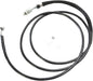 Drag Specialties Clutch Line Black Vinyl Coated + 6" Stainless Steel Hydraulic - Part #06610004 - Hogparts UK