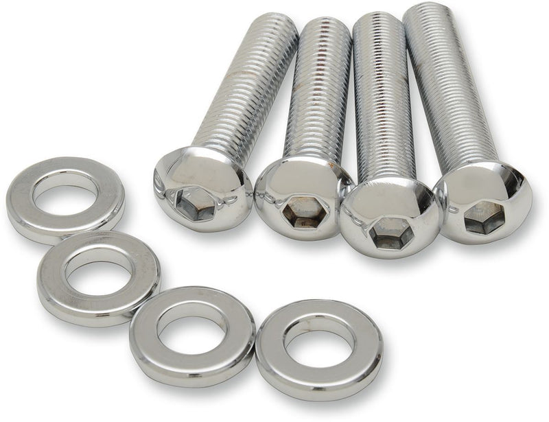 Drag Specialties Shock Rear Mount Kit Chrome - Part #24010942 - Hogparts UK