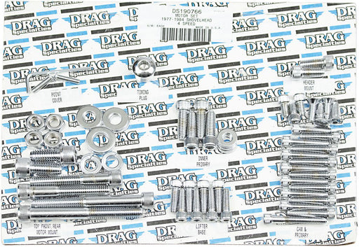 Chrome Motor Bolt Set - Part #DS190766 - Hogparts UK