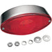 Drag Specialties Chrome Cateye Oval Taillight - Part #20101255 - Hogparts UK