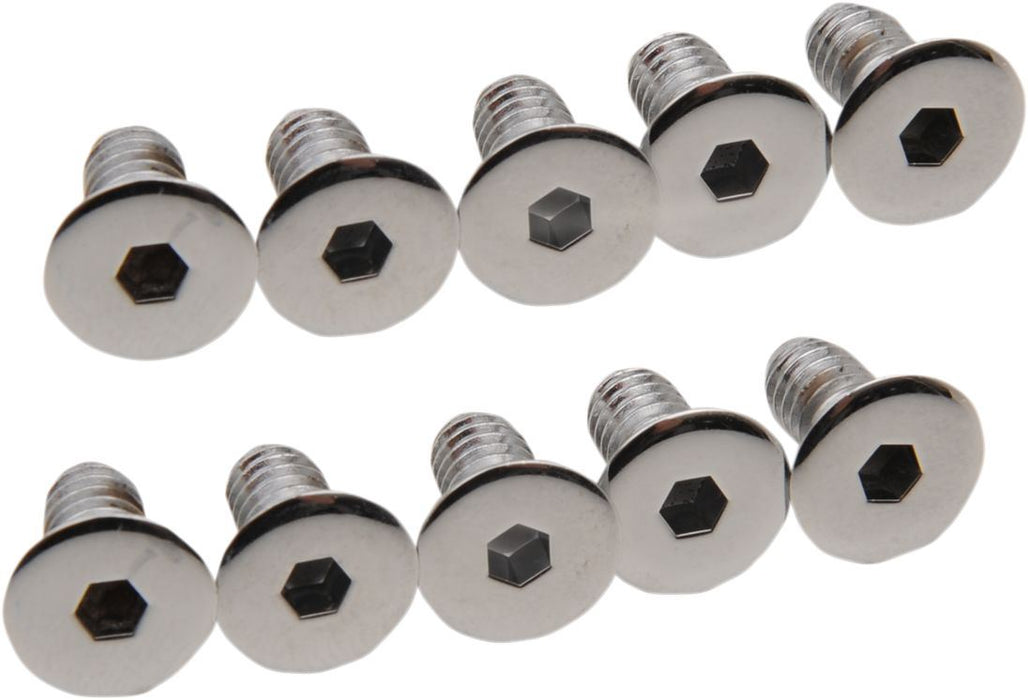 Chrome Socket-Head Cam/Primary Cover Bolt Set - Part #DS190816 - Hogparts UK