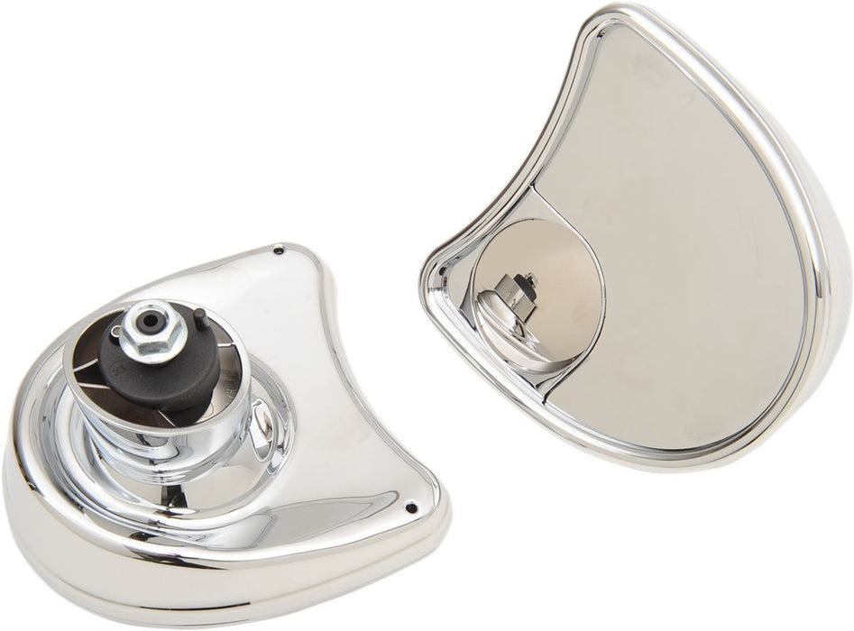 Drag Specialties Fairing Mount Mirrors With Blind Spot Mirror - Part #06400794 - Hogparts UK