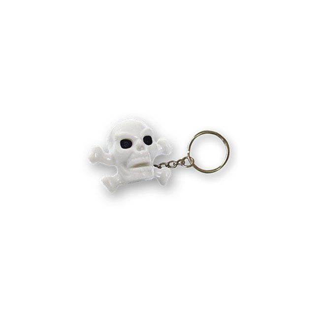TRIKTOPZ SKULL N BONES KEY CHAIN WHITE - <br><br>Part #555604 - hogparts-uk.myshopify.com