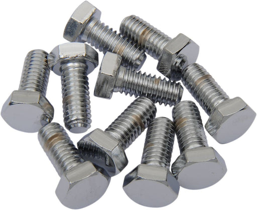 Drag Specialties Hex-Head Bolt 5/16-18X0.675 Chrome - Part #DS190610 - Hogparts UK