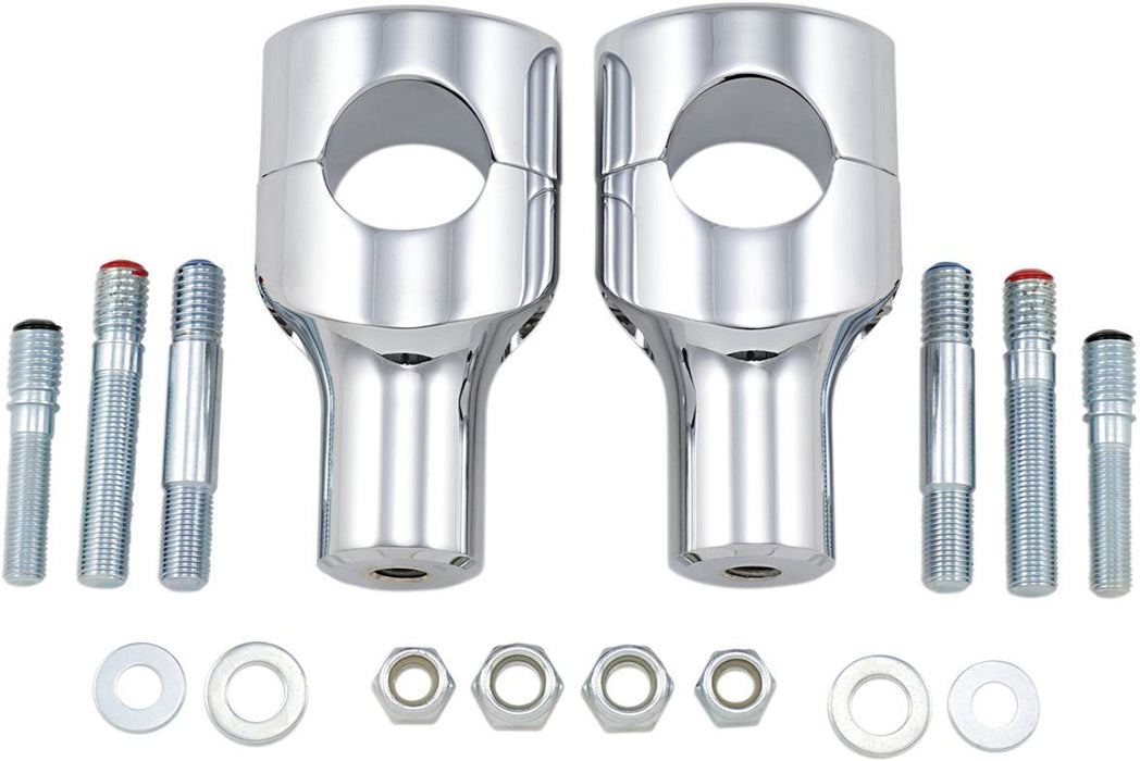 Drag Specialties Riser Big Buffalo 3" Straight Chrome For 1.5" - Part #06020467 - Hogparts UK