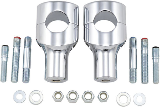 Drag Specialties Riser Big Buffalo 3" Straight Chrome For 1.5" - Part #06020467 - Hogparts UK