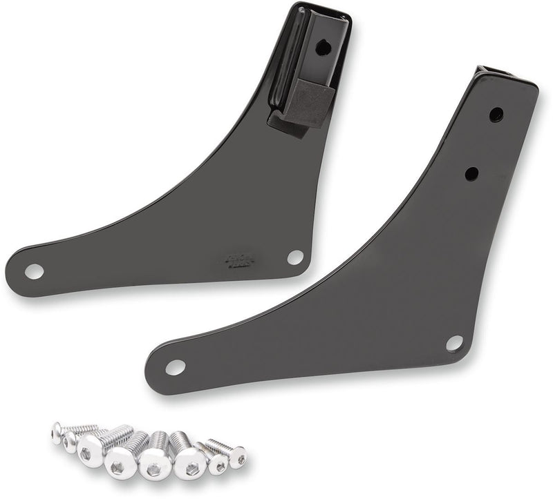 Drag Specialties Sissybar Side Plates Black - Part #15040033 - Hogparts UK