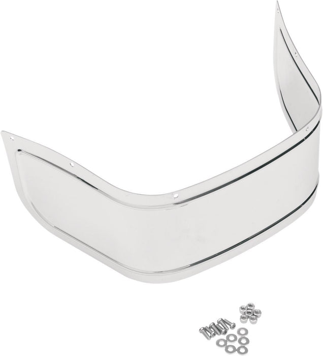 Drag Specialties Front Fender Chrome Skirt Plain - Part #14050117 - Hogparts UK