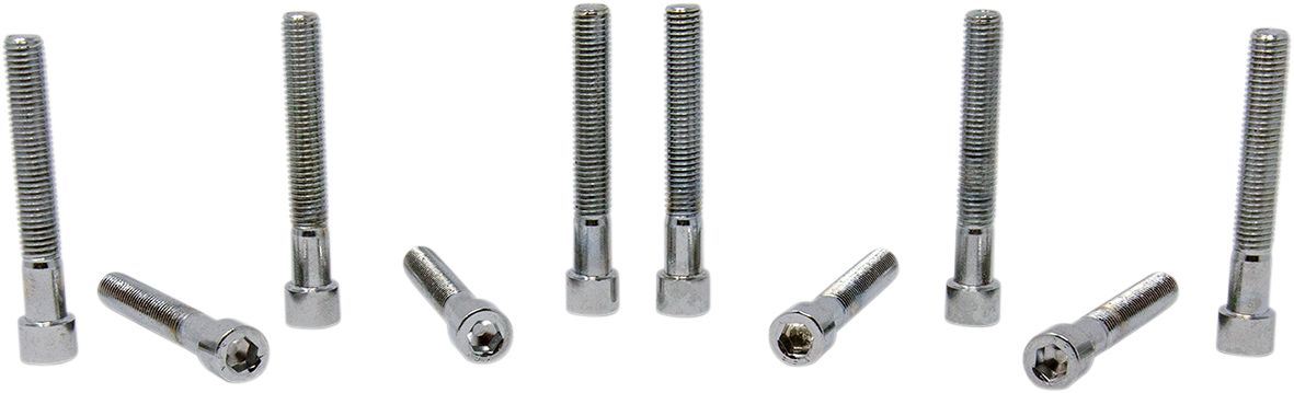 Drag Specialties Socket-Head Bolt 1/4-28X1.75 Smooth Chrome - Part #DS190565S - Hogparts UK