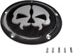 Drag Specialties Cover Derby Split Skull 5-Hole Black - Part #11070553 - Hogparts UK