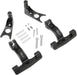 Drag Specialties Passenger Floorboard Mount Kit Black Softail 00-07 - Part #16210513 - Hogparts UK