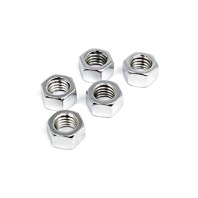 7/16-14 Inch Hex Nut Chr.