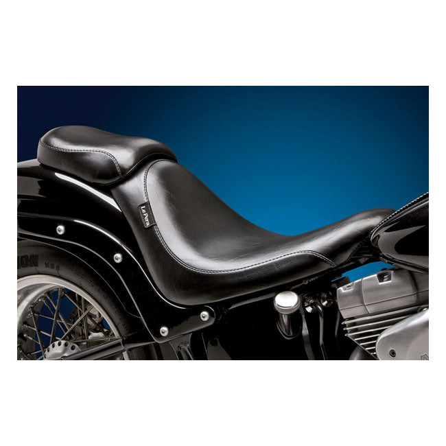 Le Pera, Silhouette Solo Seat. Smooth for 06-17 Softail (Excl. FXSTD Deuce) With 200mm tyre, Fender Mounted