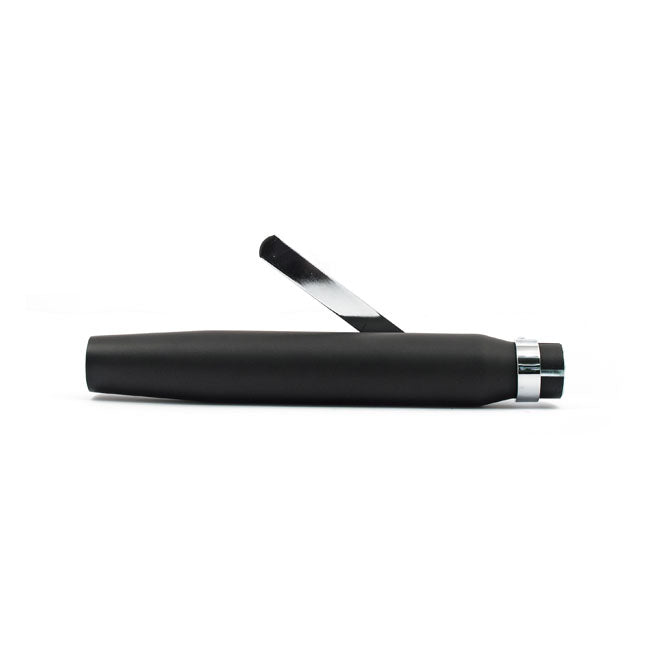 MCS Tapered Universal Muffler16" Long Black – 1 3/4" Diameter Headers