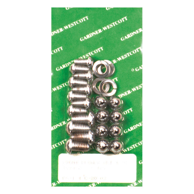 Gw, Front Fender Mount Kit. Chrome for 74-83 XL, FX, FXR