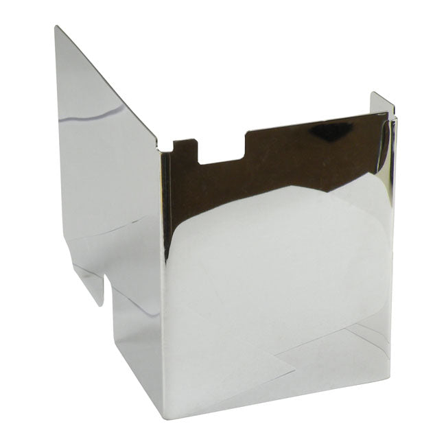 MCS Battery Side Cover, Smooth. Chrome – 1967–1978 XLH (Electric Start Models)