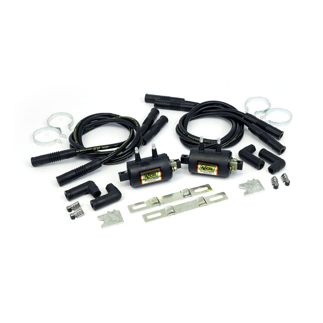Accel, Universal 'Super Coil' Kit Black, 2 Coils. 12V/3 Ohm for Universal