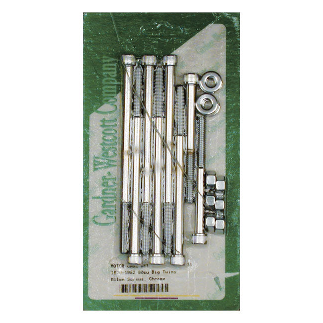 Crankcase Bolt Kit, Allen for 79-95 Big Twin
