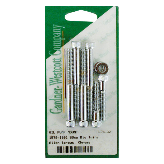 Allen Bolt, Oil Pump Mount Kit for 79-91 Big Twin