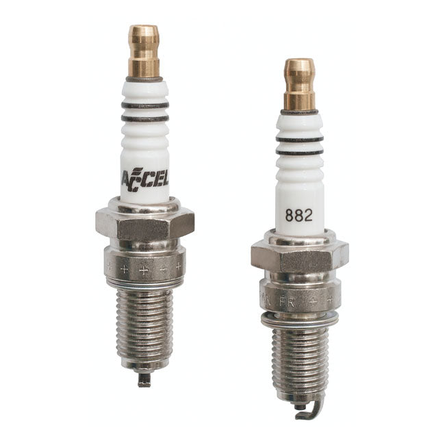 Accel, U-Groove Spark Plugs for 99-17Twin Cam; 86-20 XL (Excl. XR1200)