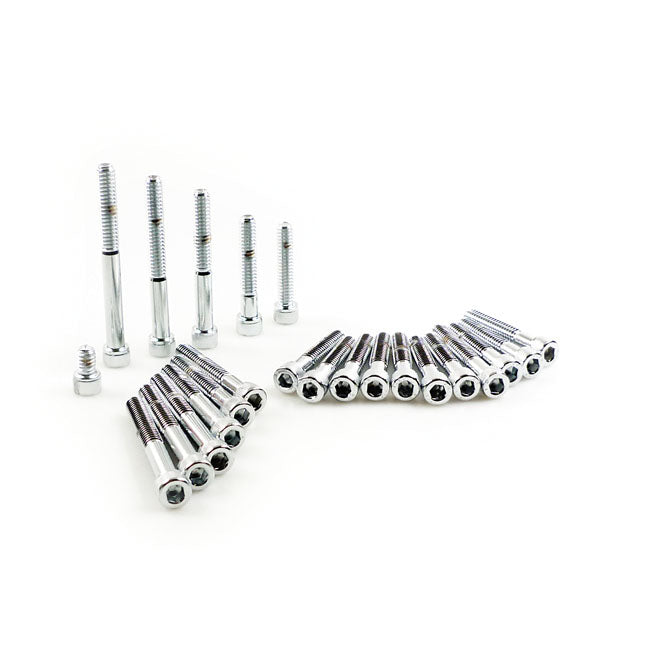 XL Side Cover Mount Kit, Chrome Allen for 86-90 XL
