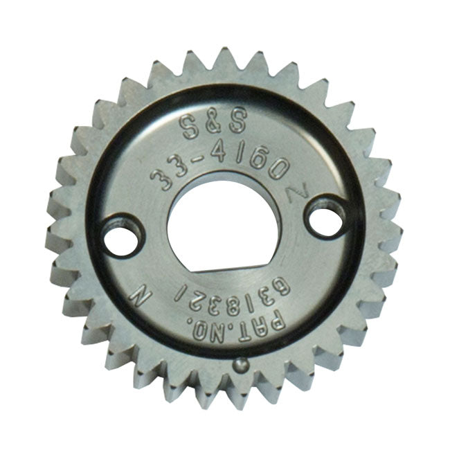S&S, Pinion Gear. Oversized for 00-17 Softail; 99-17 Dyna; 99-16 Touring