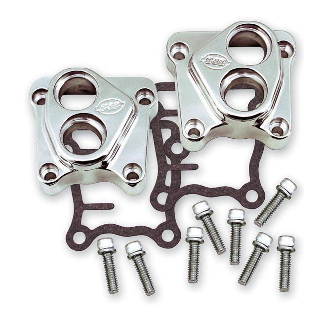 S&S, Twin Cam Tappet Cover Set. Polished for 99-17 Twin Cam