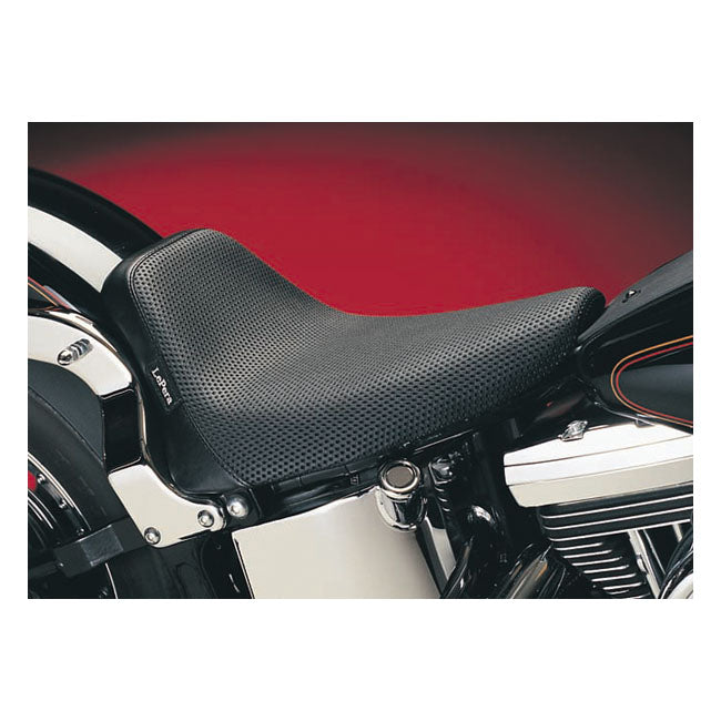 Le Pera, Bare Bones Solo Seat. Basket Weave for 84-99 Softail