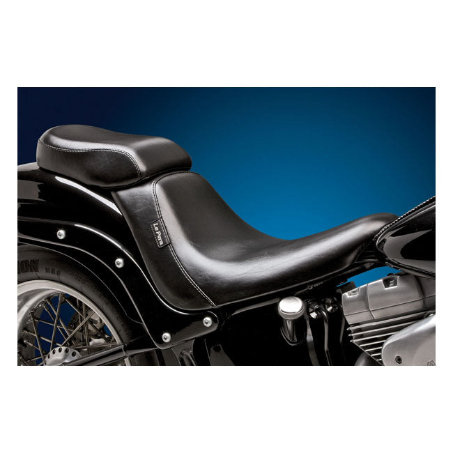 Le Pera, Bare Bones Solo Seat. Smooth for 07-17 Softail With 200mm tyre (Fender Mounted)