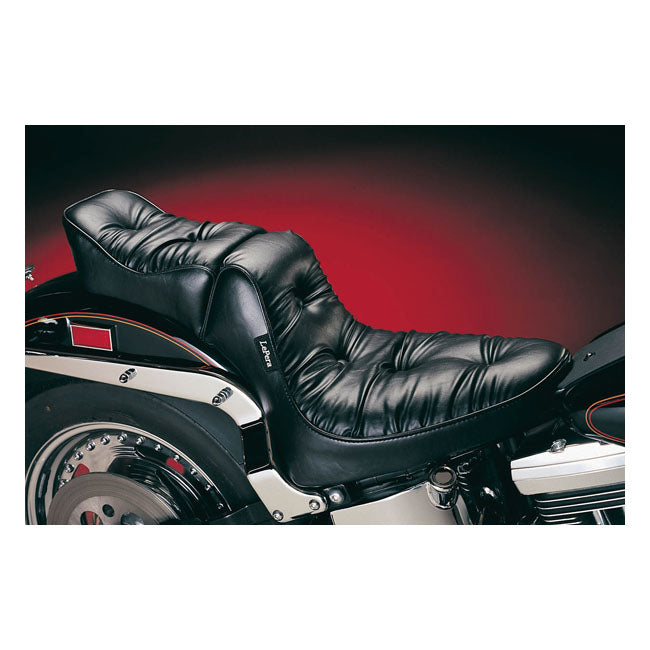 Le Pera, Regal Plush 2-Up Seat for 84-99 Softail With Up To 150mm Rear tyre