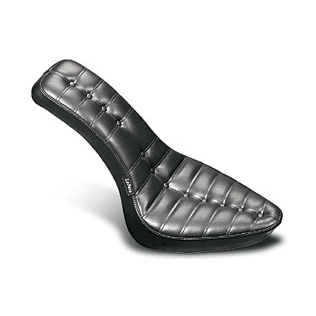 Le Pera, Cobra 2-Up Seat. Pleated for 00-17 Softail (Excl. FXs, Fls/S) With Up To 150mm Rear tyre