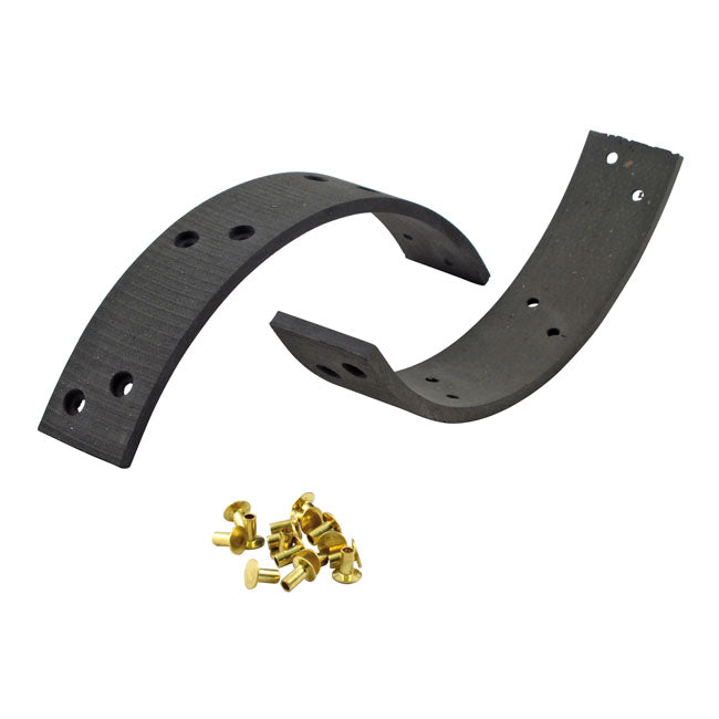 Brake Drum Linings, Rear for 41-52 45" Sv