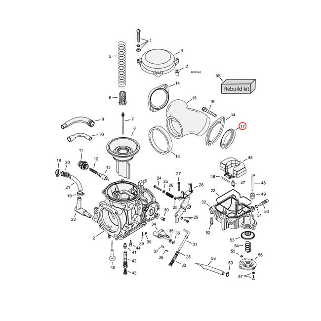 S&S Intake Seals, For S&S Manifolds for 84-17Big Twin (Excl. M8); 86-20 XL; 08-12XR1200. With S&S Manifold
