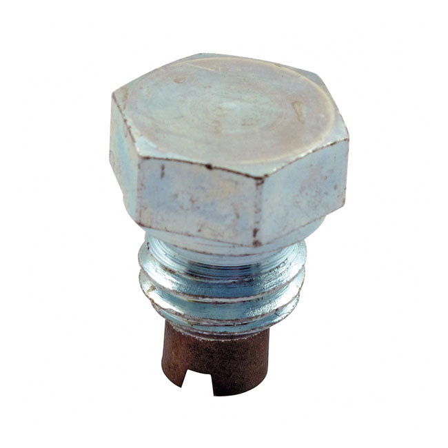 MCS Oil Drain Plug, 1/2-13. Hex Head. Magnetic – Transmission: 1937–1986 4-Sp FL; FX.…
