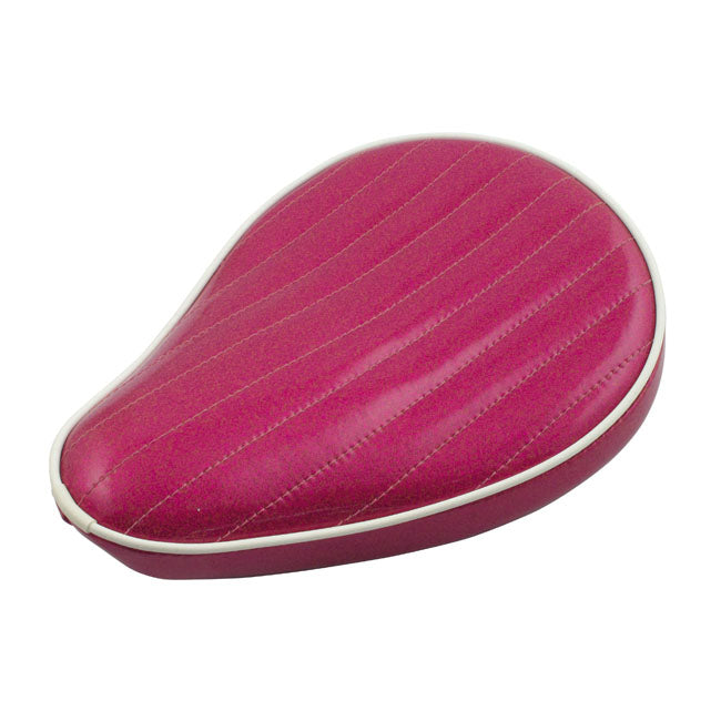Le Pera, Spring Mounted Metalflake Solo Seat. Magenta Marvel