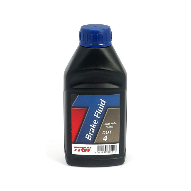 Brake Fluid Dot 4 (500Ml) for 06-20 Softail; 06-17Dyna; 05-20 Touring; 07-20 XL; 08-12XR1200; 15-20 Xg750/A/500 Street/Rod; 06-17V-Rod
