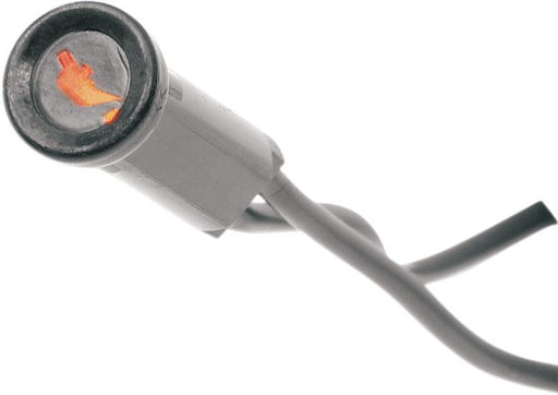 Drag Specialties Snap-In Indicator Light Oil-Pressure 0.3" Black Bezel - Part #22120107 - Hogparts UK