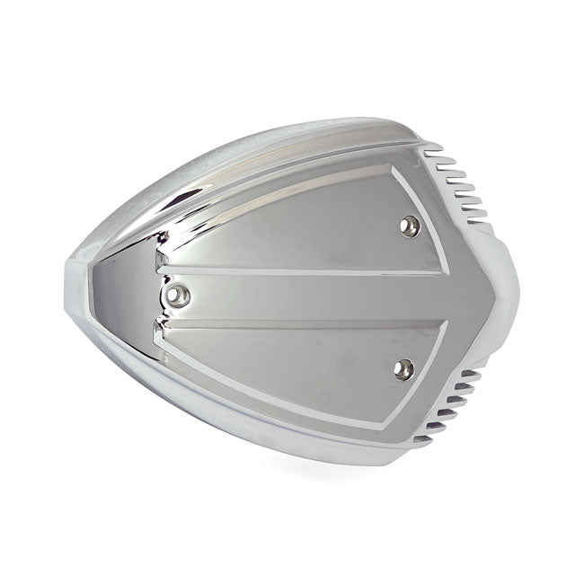 MCS Wedge Air Cleaner Assembly. Chrome – 1999–2017 Twin Cam with CV or Delphi Inj