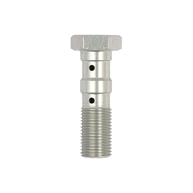 Trw Double Banjo Bolt Silver Anodized M10X1.00 for Universal