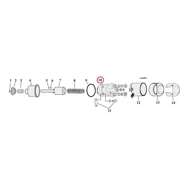 Accel Solenoid, Chrome for 67-80 XL; 65-88 FL, FX, Softail