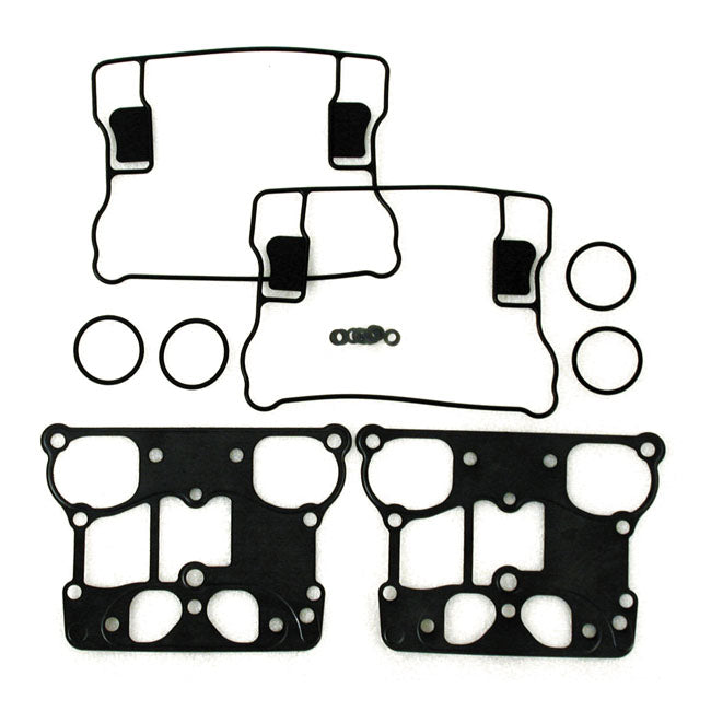 S&S, Gasket Set. For S&S Die-Cast Rocker Covers for S&S 4-1/8" Ssw+ V-Series Engines. With S&S Die-Cast Rocker Covers.