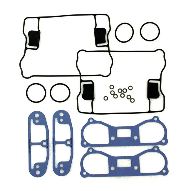 S&S, Gasket Set For Die-Cast S&S Rocker Covers for 84-99 Big Twin; 86-03 XL . With S&S Die-Cast Rocker Covers