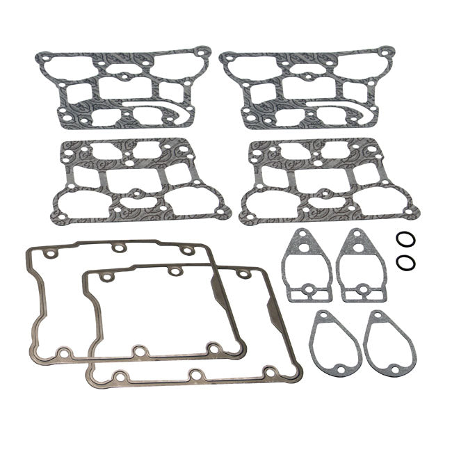 S&S, Gasket Kit. Stock Twin Cam Rocker Covers for 99-17 Twin Cam . With Stock Or S&S Heads