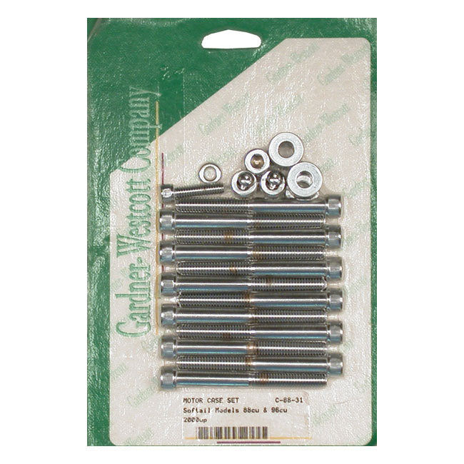Crankcase Bolt Kit, Allen for 00-17 Softail