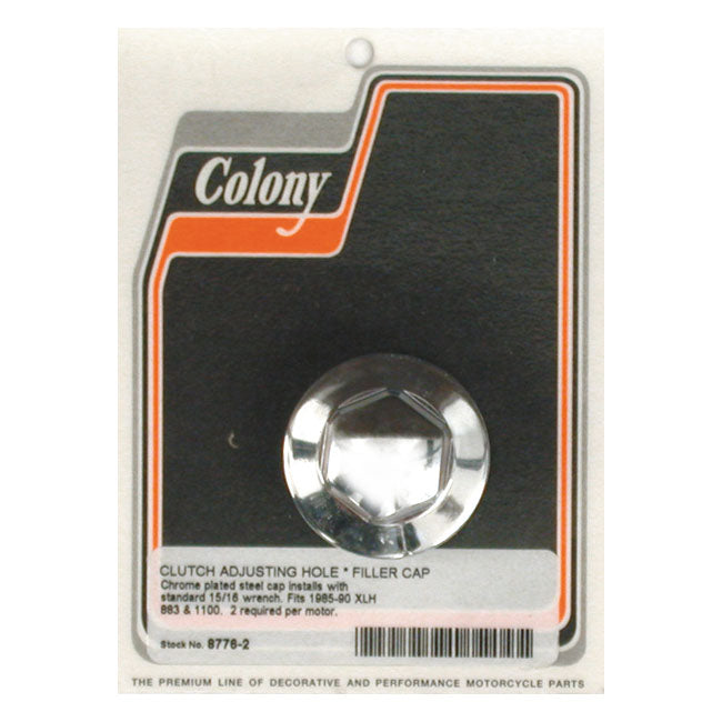 Colony Prim Oil Fill & Clutch Adj. Plug for 86-90 XL