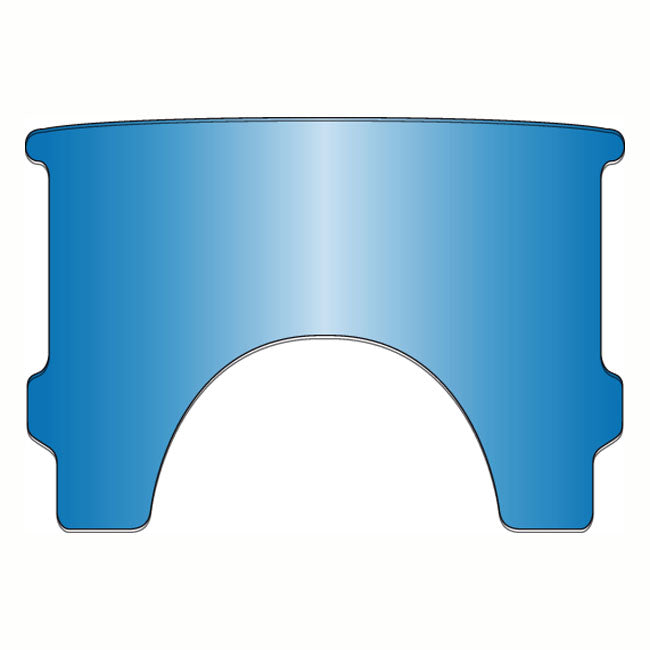 National Cycle, Repl. Adj. Lower Window (Style A). Blue for 87-17 FL Softail; 80-83 FXwg; 93-05 FXDWG (Mcs Style A). With 3-Piece Windshields