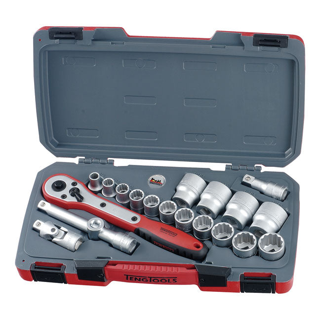 Teng Tools, 1/2" Socket Wrench Set. Us 21Pc