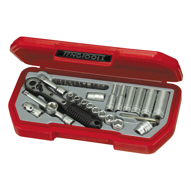 Teng Tools, 1/4" Socket Wrench Set. Us 35Pc