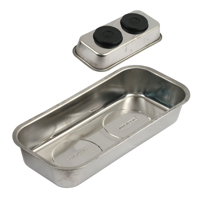 stainless magnetic tray. Square