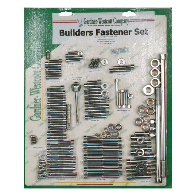 Gw Builders Fastener Set, Polish. Allen for 00-06 Softail